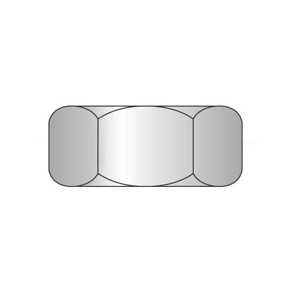 Newport Fasteners Hex Nut, 5/8"-11, 316 Stainless Steel, Not Graded, Plain, 35/64 in Ht, 500 PK 249179 - main